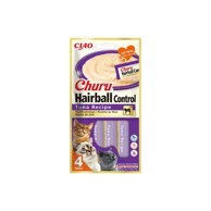 CIAO Poslastica za mačke Churu Hairball, tuna, 4x14 g