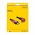 DELOCK HDMI kabel kutni 4K crveni 3 m, model 82687