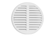 HACO Ventilacijska rešetka, okrugla, podesiva, VM mreža, Ø 75–125 mm, bijela
