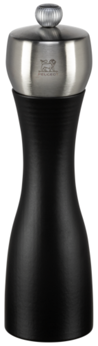 PEUGEOT Drvena soljenka mat crna 20 cm FIDJI