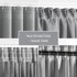 RESTILO Siva zatamnjujuća/termo izolacijska zavjesa 140x245 cm Pleat