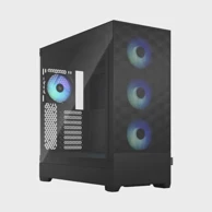 FRACTAL Kućište Pop XL Air RGB, Black TG Clear Tint, prozirno staklo