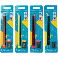 CONNECT Grafitna olovka 2/1, gumica