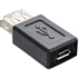INLINE USB 2.0 adapter ženski na Micro USB-B, crni