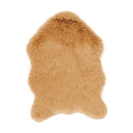 TISECO HOME STUDIO Smeđa umjetna koža Sheepskin, 60 x 90 cm