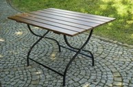 ROJAPLAST Stol WEEKEND bor