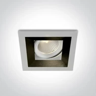 ONE LIGHT Ugradbena svjetiljka led 12w/3000k/940lm/60* dm51112h/w/w