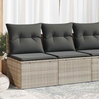 4-dijelni set vrtnih sofa s jastucima od poliratana i bagrem
