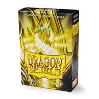 DRAGON SHIELD Japanese Size Matte Sleeves, Yellow, 60 kom