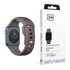 SLOMART Remen 3MK silikonski za Apple Watch 38/40/41 mm, tamnosivi