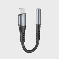 HOCO Adapter AUX 3,5 mm USB C LS33