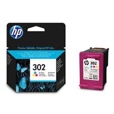 HP Tinta F6U65AE 302, trobojna, 165 str.