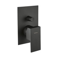 SAPHO Ugrađena slavina za tuš (s 2 izlaza) Latus, mat crna