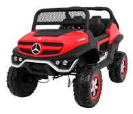 Auto na akumulator MERCEDES BENZ UNIMOG, crveni