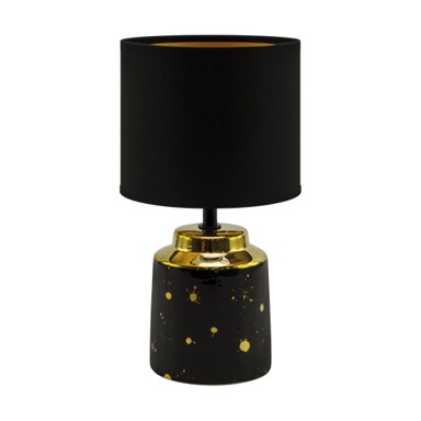 Stolna lampa Helena, E14, crna