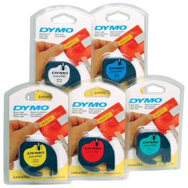 DYMO LetraTag plastična vrpca 91203, 12 mm x 4 m, crvena
