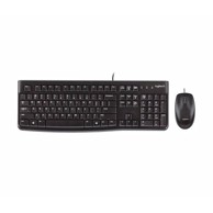 LOGITECH Tipkovnica + miš MK120, žičana, USB crna, 920-002549