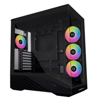 LIAN LI Kućište Vector V100 Midi-Tower ATX RGB s kaljenim staklom crno