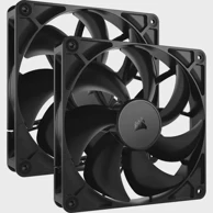 CORSAIR Računalni ventilator RS140 - kućišni, 14 cm, crni, 2 komada