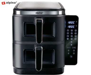 ALPINA Friteza na vrući zrak XXL, 11 l, 2800 W, crna