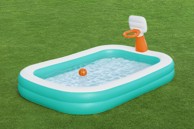 BESTWAY Obiteljski bazen s košarkaškim obručem 251x168x102 cm