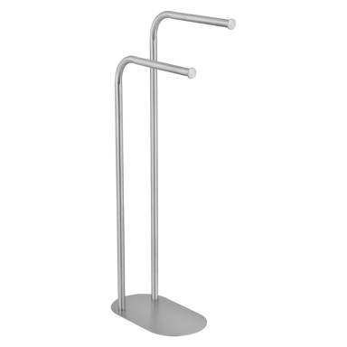 WENKO Držač za ručnike od nehrđajućeg čelika u mat srebrnoj boji Levante