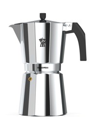 PEZZETTI Moka pot Italexpress, 0,7 l, aluminij, crna