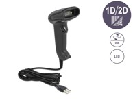 DELOCK Skener barkoda, 1D/2D, USB, kabelski