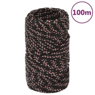 Brodski konop, crni, 2 mm, 100 m, od polipropilena