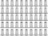 GEKO Set aluminijskih zakovičnih matica M4 0,5-2,0 50 kom