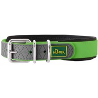 HUNTER Ogrlica za pse Convenience Comfort, S-M 45 cm, zelena