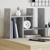 Stolni organizator, 34,5 x 15,5 x 35,5 cm, drveni, boja betona