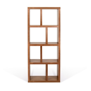 TEMAHOME Smeđa biblioteka u dekoru oraha 70x159 cm Berlin
