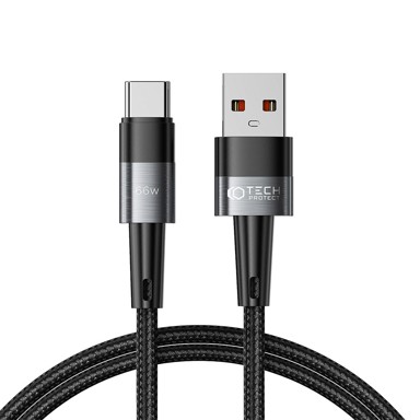 TECH-PROTECT Kabel Ultraboost Pleteni Type C 66W/6A, 25cm