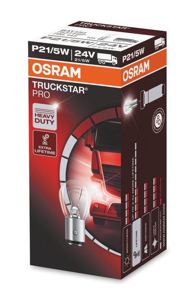 OSRAM Žarulja Truckstar Pro 24V H1, do 120% više svjetla, do 2,5x dulji radni vijek