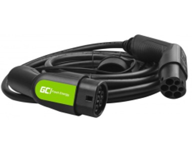 GREEN CELL Kabel za punjenje električnog automobila Type 2, 11kW 7 m