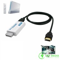 NINTENDO Wii HDMI 1080p adapter + High Speed HDMI kabel