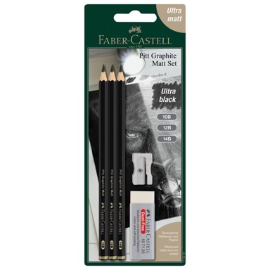 FABER-CASTELL Set 115297 pitt graphite matt pk5