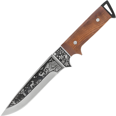 Outdoor nož ZO KP40799, smeđi