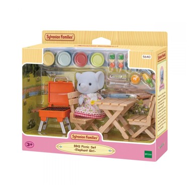 SYLVANIAN FAMILIES Piknik set s roštiljem - sa slonom