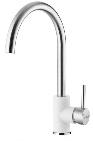 ALVEUS Kuhinjska slavina Elza, granit, bijela