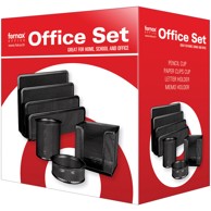 FORNAX Set uredski žica 4/1, crni