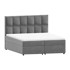 ROPEZ Boxspring krevet Flip 180x200 cm s prostorom za odlaganje, sivi