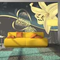 Foto tapeta Lily in shades of gray 200x140