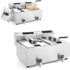 HENDI Mastercook digitalna friteza sa slavinom, 2 x 8 l, 2 x 3500 W