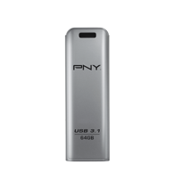 PNY USB stick ELITE STEEL-64 GB-3.1-metalni