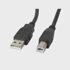 LANBERG USB kabel CA-USBA-11CC-0018-BK, USB 2.0, USB B, crni, 1.8m