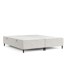 MAISON DE RÊVE Tapecirani bračni krevet Tate 160x200 cm s prostorom za pohranu, svijetlo sivi