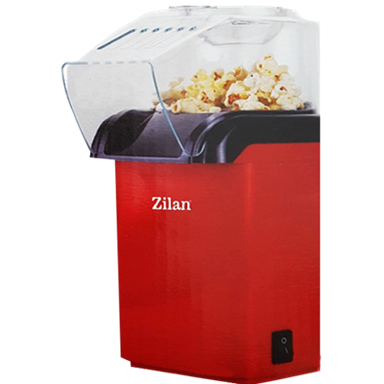 ZILAN Aparat za kokice ZLN8044/RD, 1200 W, crveni