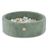 PLUSH NEST Bazen s 200 loptica, 90x30 cm, zeleni